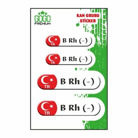 KAN GRUBU STİCKER B RH-