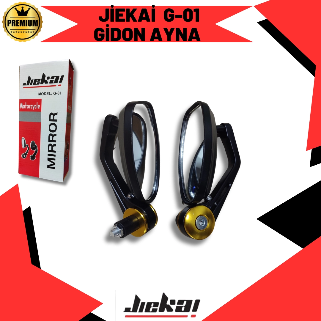 JİEKAİ ÜNİVERSAL GİDON AYNASI GOLD görsel 2